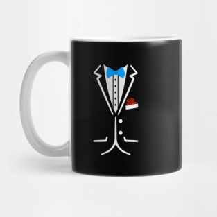 Fake Tuxedo Funny Lazy Wedding Fake Suit Mug